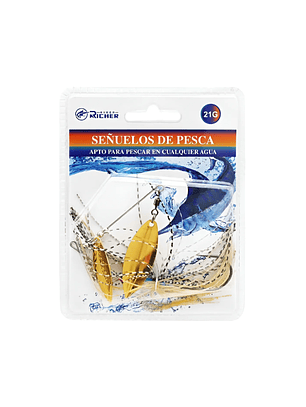 Señuelo Spinnerbait Doble Hoja 21g