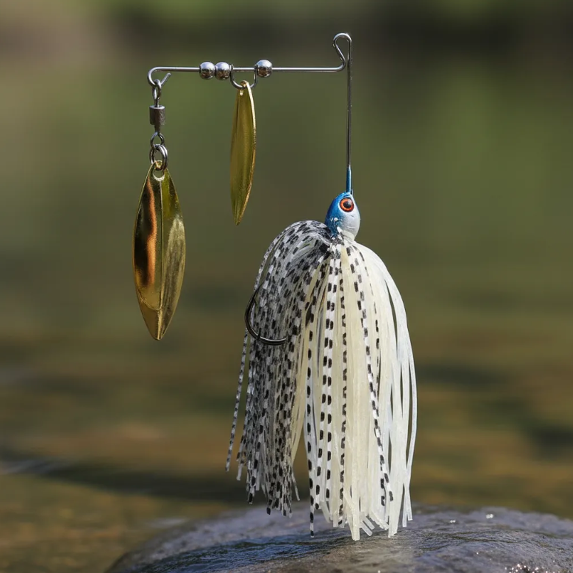 Señuelo Spinnerbait Doble Hoja 21g 1
