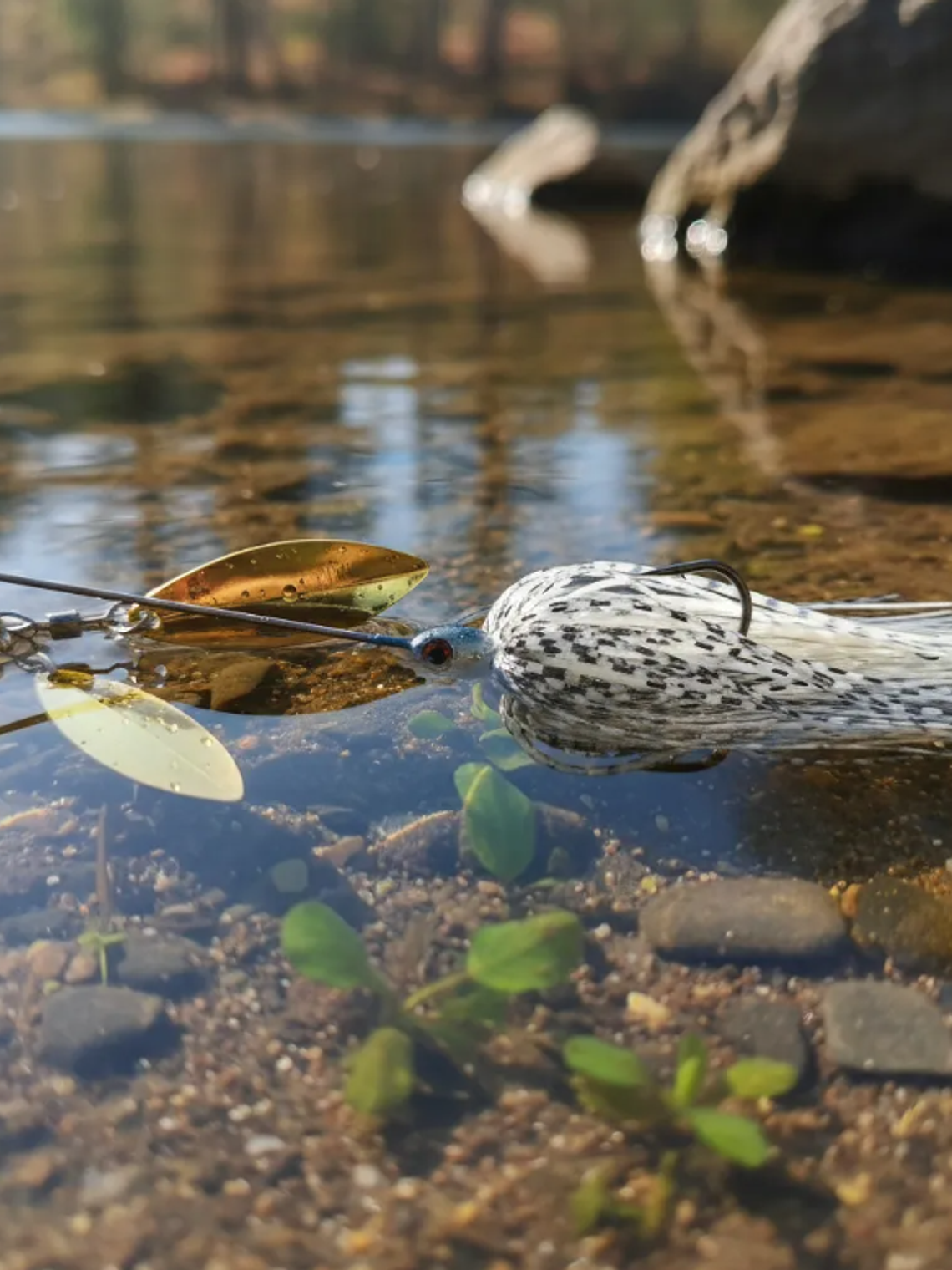 Señuelo Spinnerbait Doble Hoja 21g 4