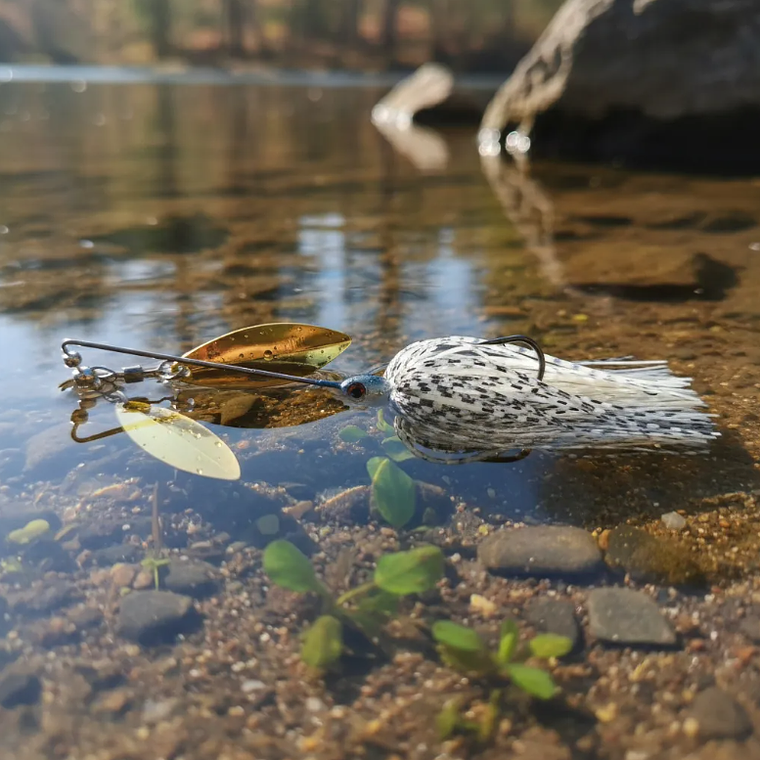 Señuelo Spinnerbait Doble Hoja 21g 4