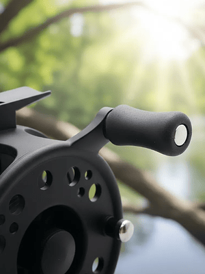 Carrete de Pesca Plástico 9/10  Negro