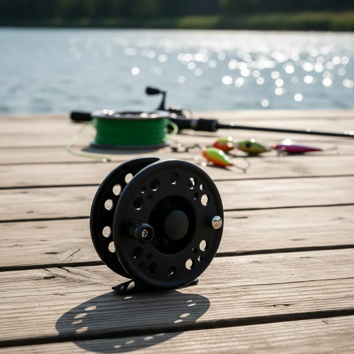 Carrete de Pesca Plástico 9/10  Negro 3