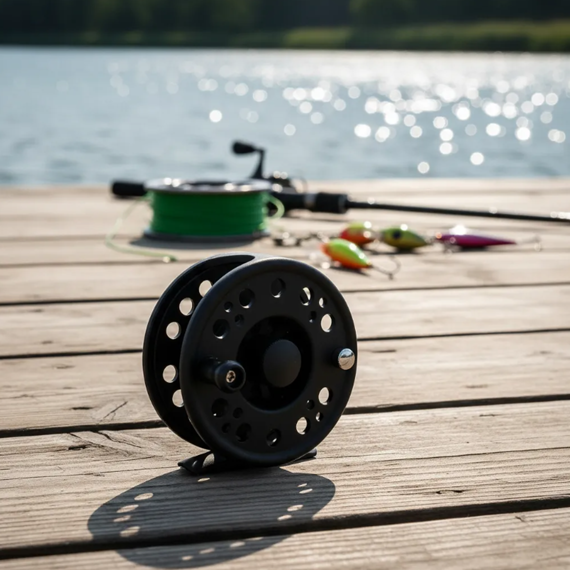 Carrete de Pesca Plástico 9/10  Negro 5