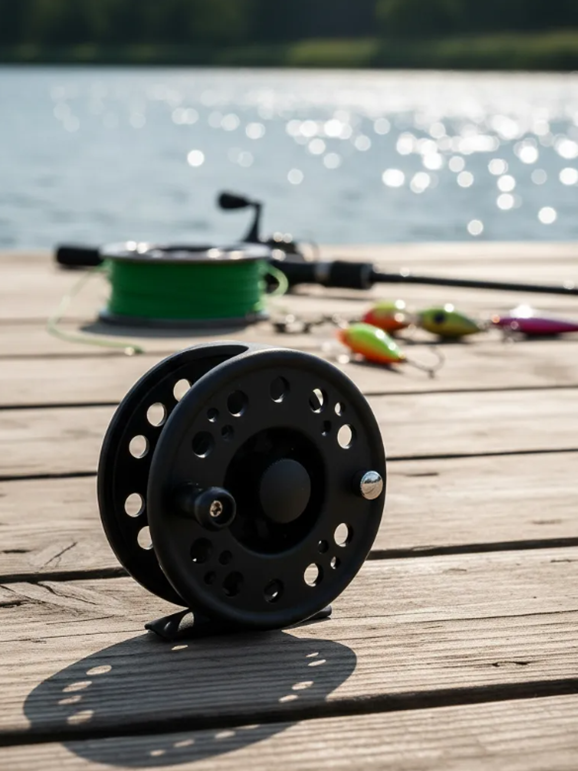 Carrete de Pesca Plástico 9/10  Negro 5