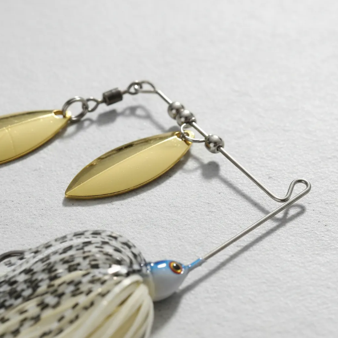 Señuelo Spinnerbait Doble Hoja Para Pesca 80mm Varios Colores 3