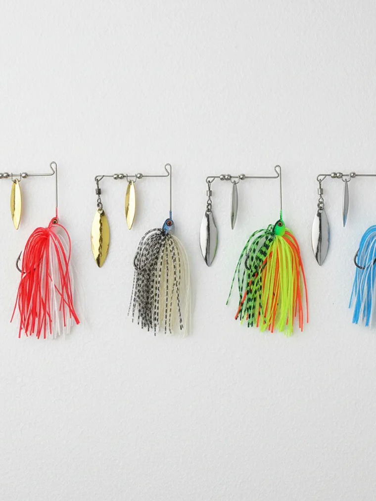 Señuelos Spinnerbait Pesca Doble Hoja Antienganche 1