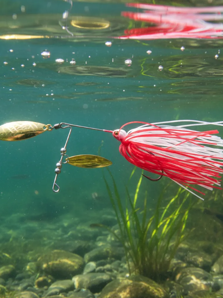 Señuelos Spinnerbait Pesca Doble Hoja Antienganche 4