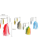 Señuelos Spinnerbait Pesca Doble Hoja Antienganche - Miniatura 3