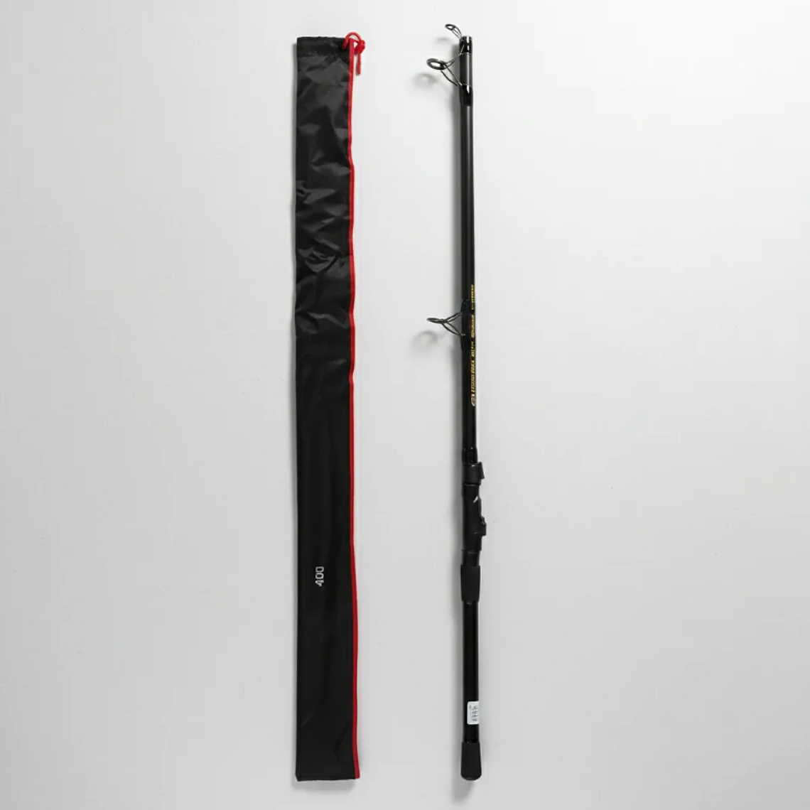 Caña de Pescar Telescópica Negra con Estuche 1