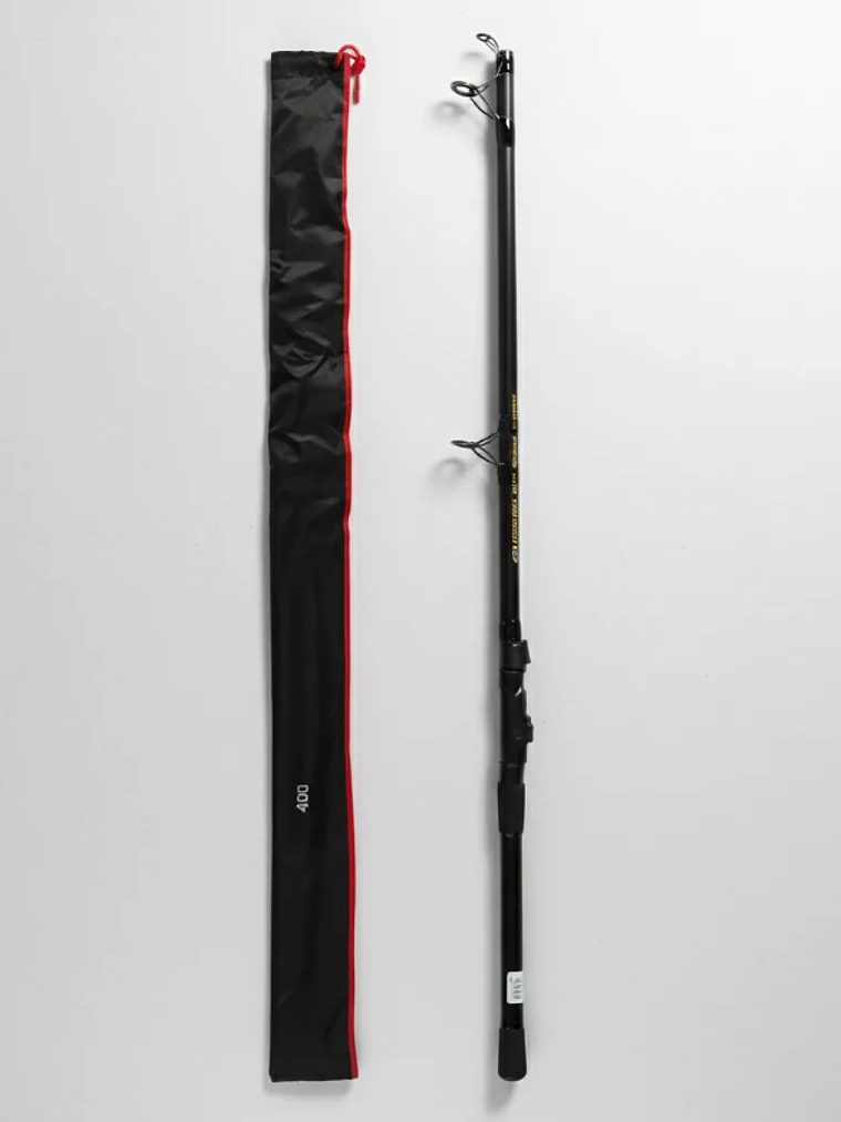 Caña de Pescar Telescópica Negra con Estuche 1