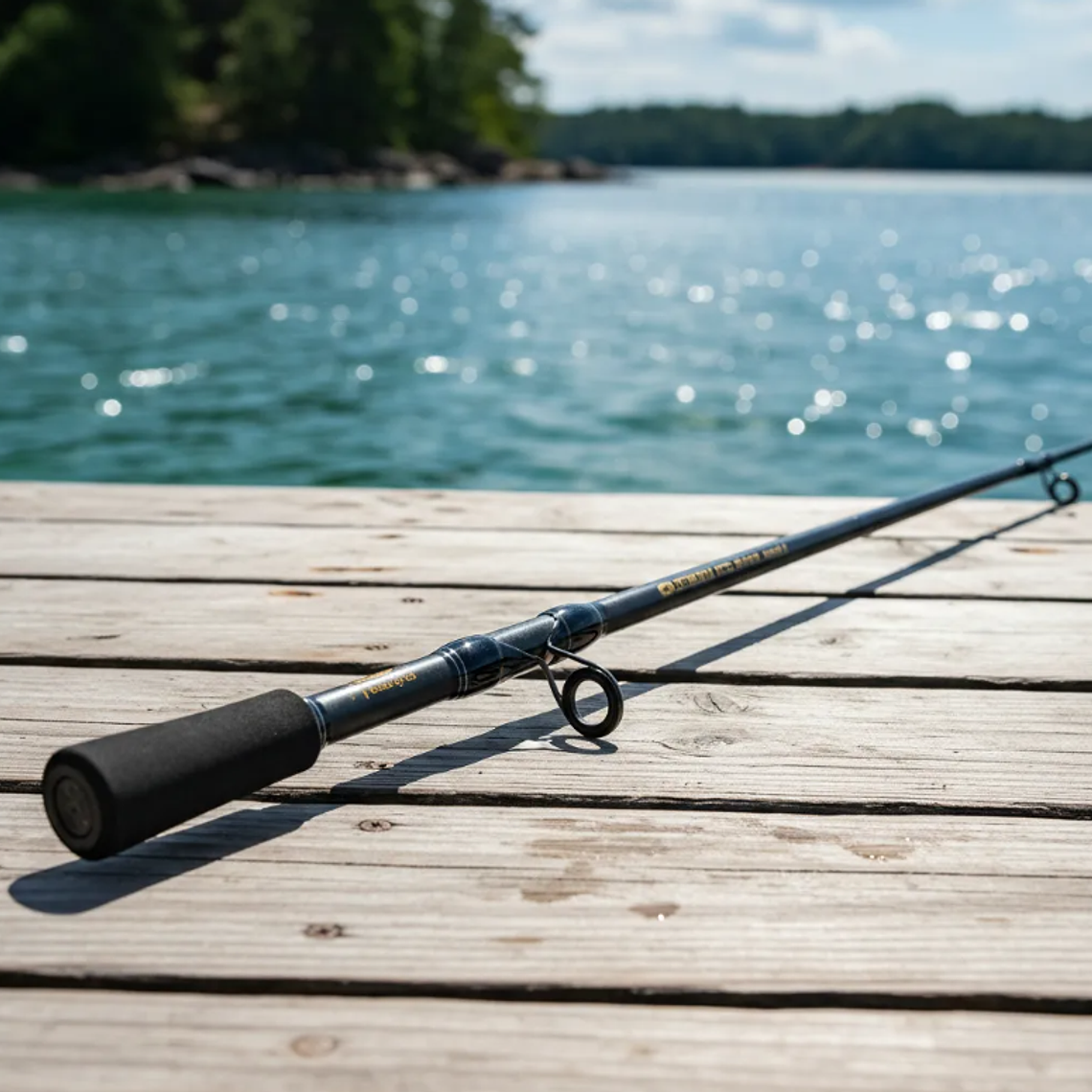 Caña de Pescar Telescópica Negra con Estuche 5