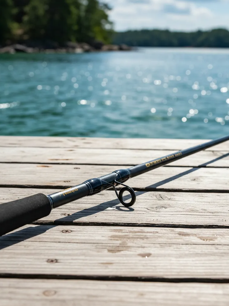 Caña de Pescar Telescópica Negra con Estuche 5