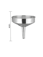 Embudo de acero inoxidable 12cm - Miniatura 2