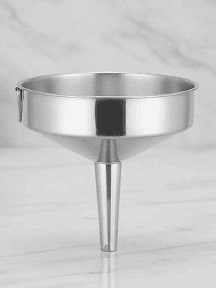Embudo de acero inoxidable 12cm
