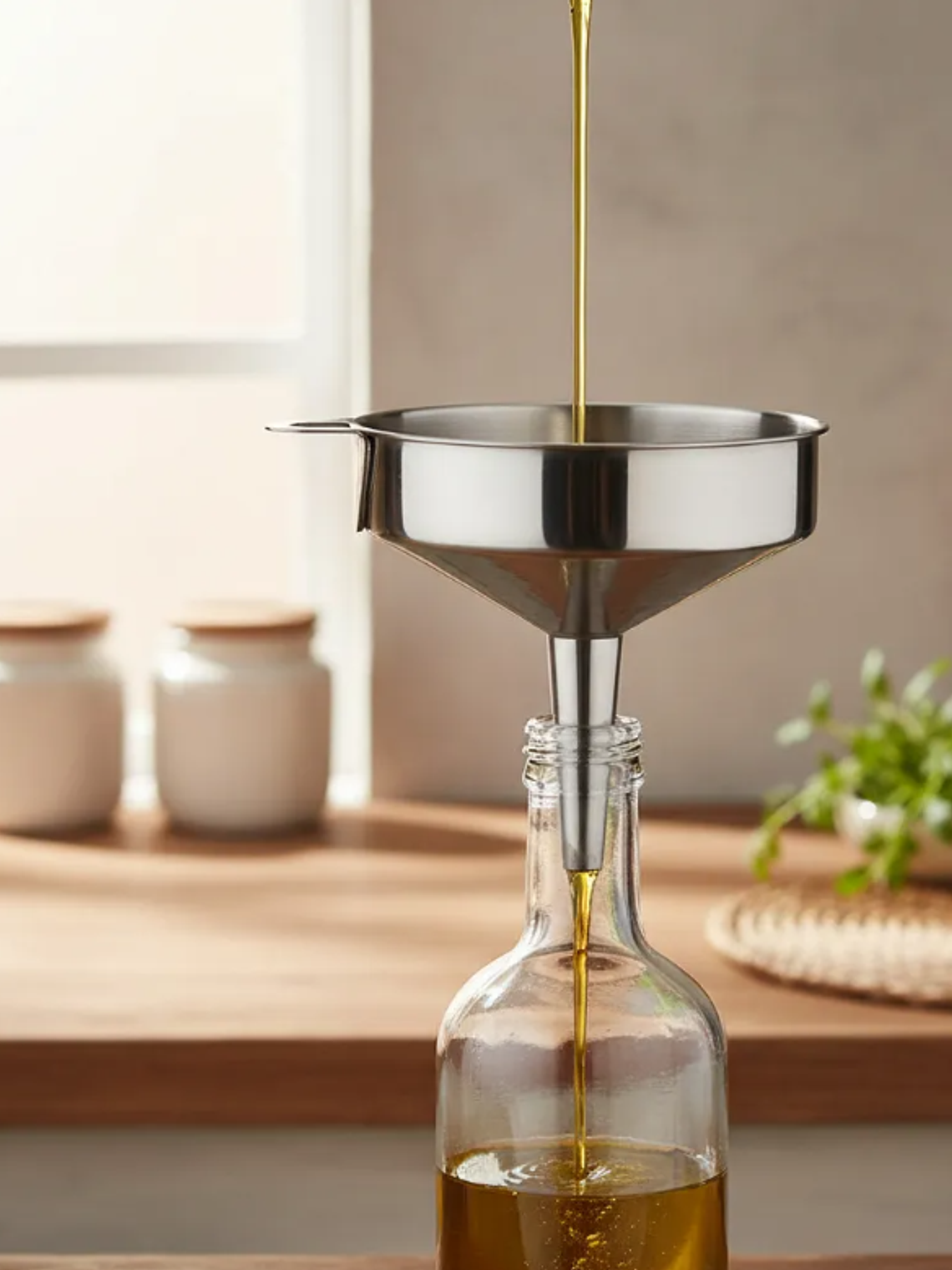 Embudo de acero inoxidable 12cm 4