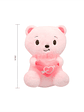 Oso De Peluche Rosado 30cm Con Corazón Regalo Enamorados - Miniatura 5