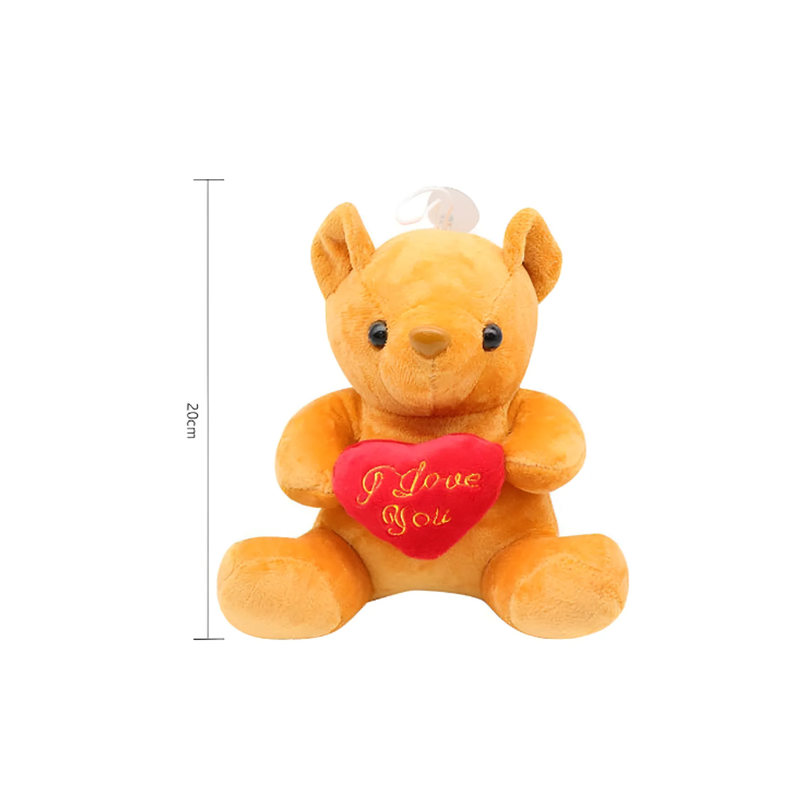 Oso De Peluche Con Corazón I Love You 20cm Regalo Amor 5