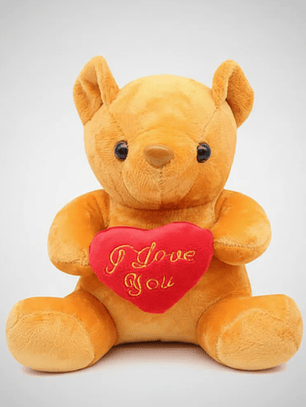Oso De Peluche Con Corazón I Love You 20cm Regalo Amor