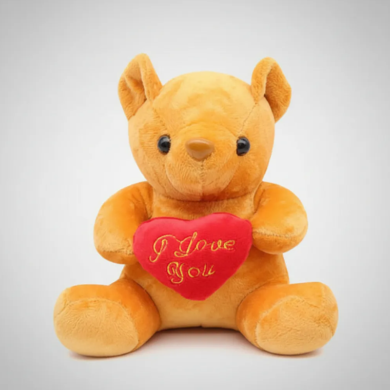 Oso De Peluche Con Corazón I Love You 20cm Regalo Amor 2