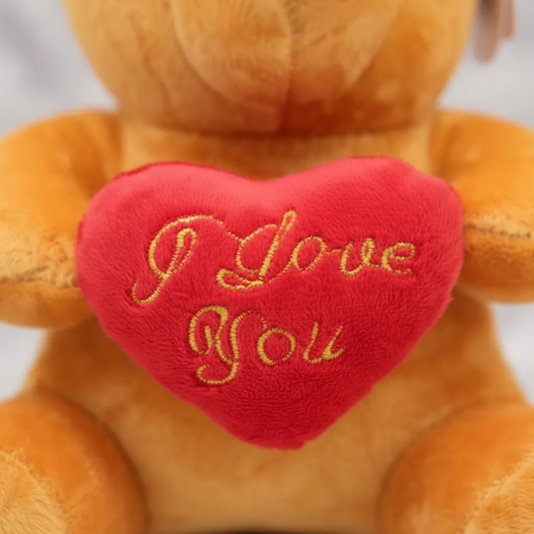 Oso De Peluche Con Corazón I Love You 20cm Regalo Amor 3