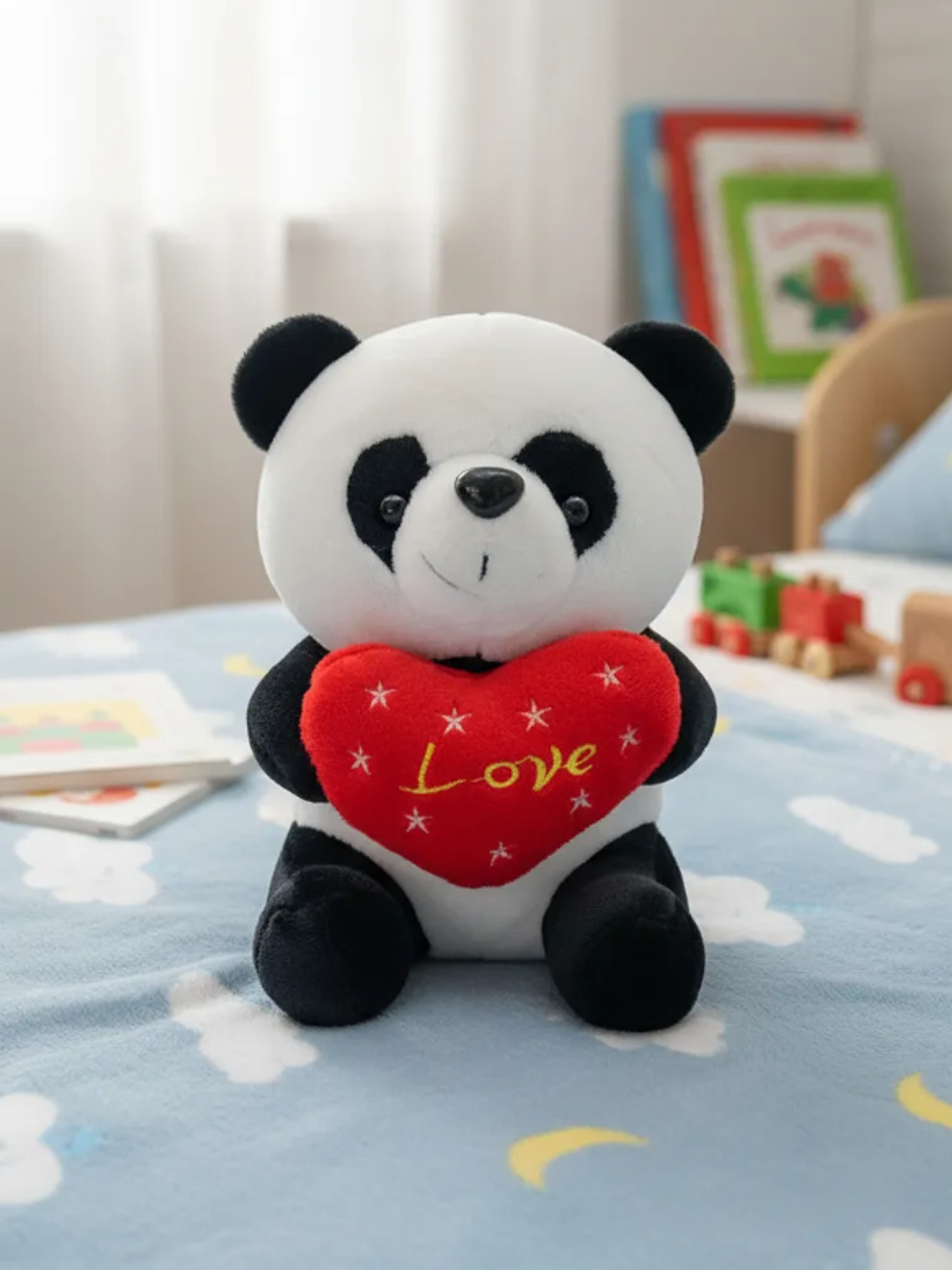 Peluche Oso Panda Con Corazón Love 20cm Regalo Amor 1