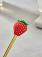 Set Cucharas De Postre Diseño Frutilla Acero Inoxidable - Miniatura 5