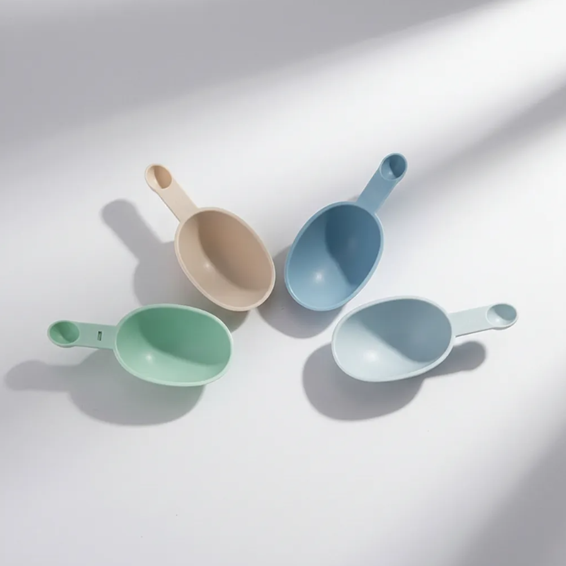 Set de Cucharas Medidoras Plásticas Colores Variados 5