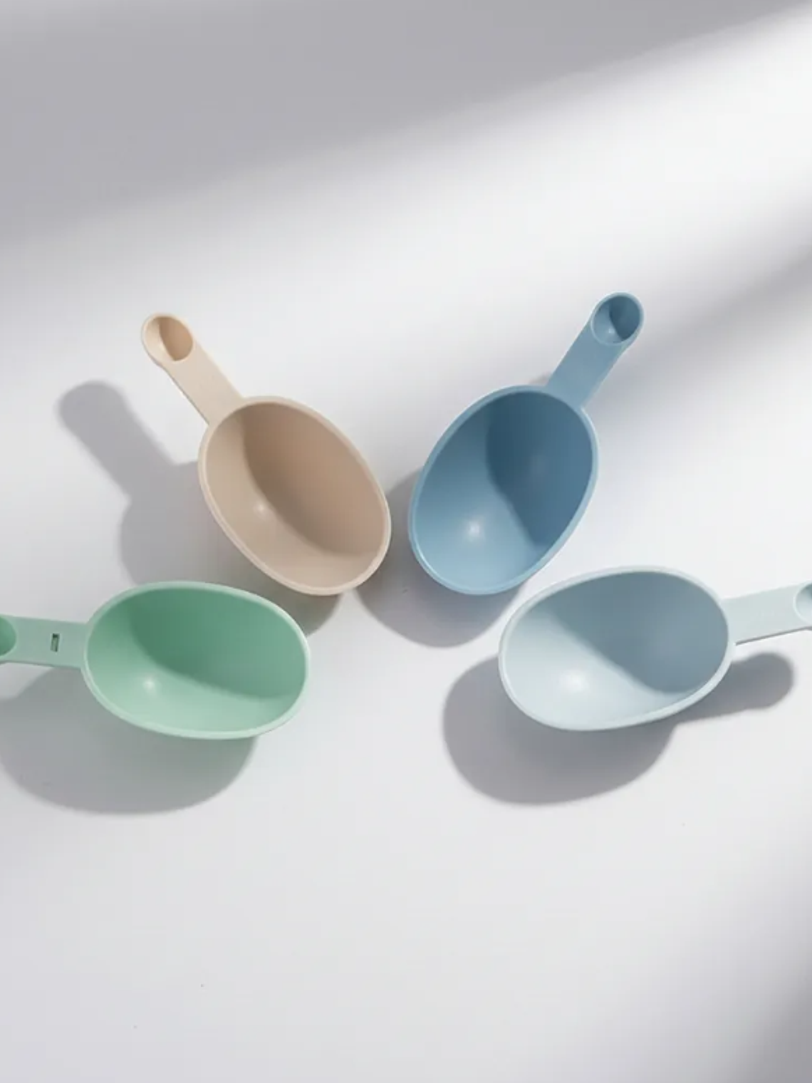 Set de Cucharas Medidoras Plásticas Colores Variados 5