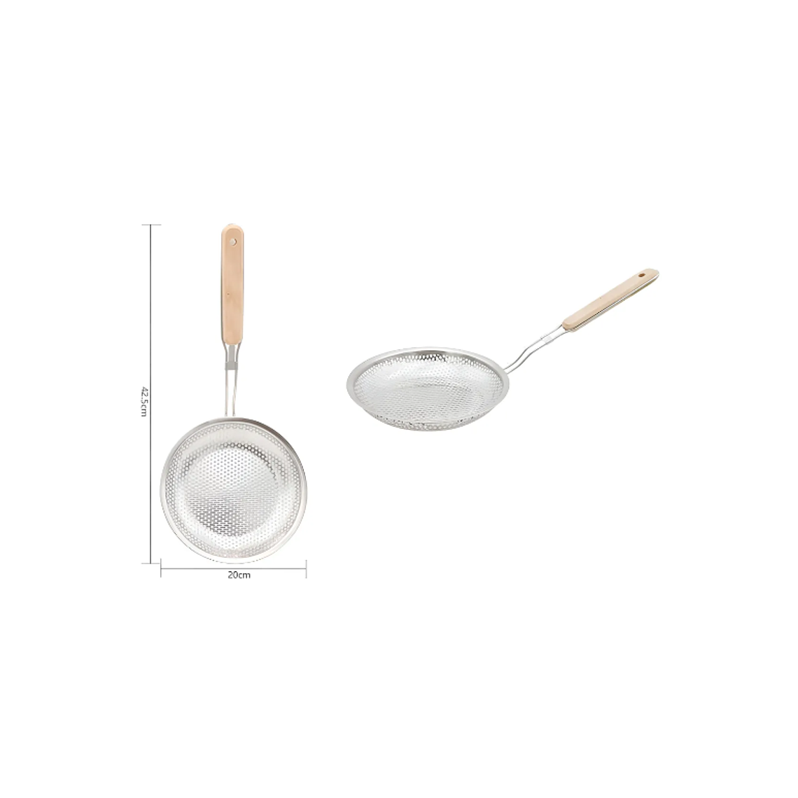Espumadera Colador Acero Inoxidable Frituras 20cm 3