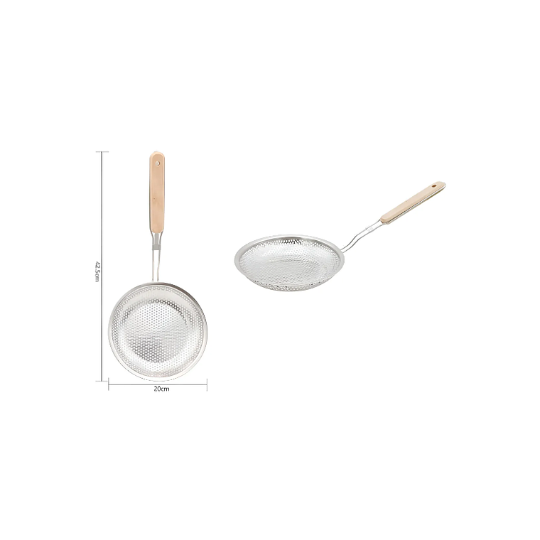 Espumadera Colador Acero Inoxidable Frituras 20cm 3