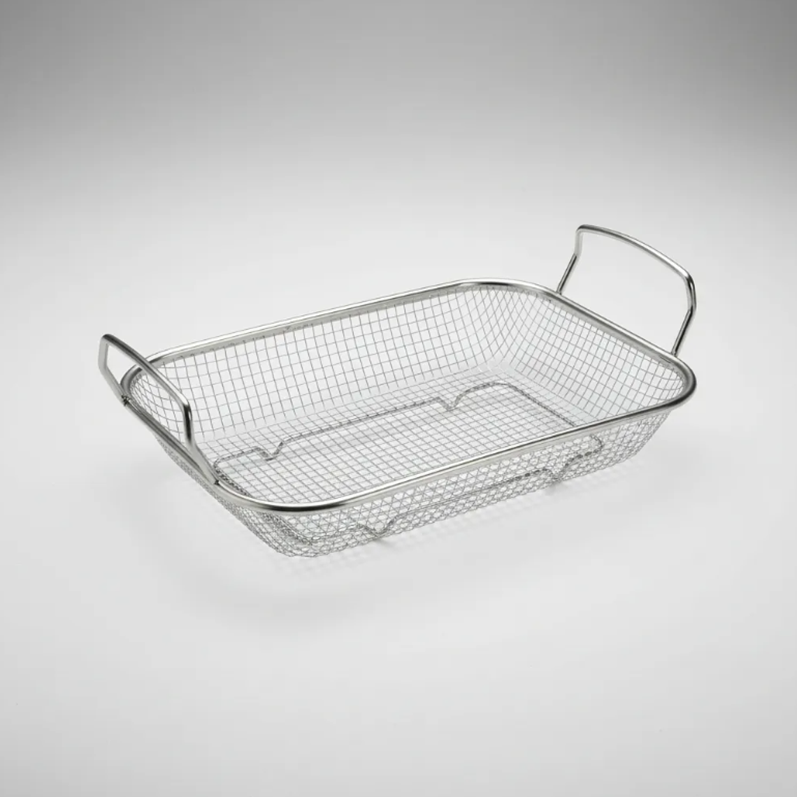 Canasto Cesta Freidora Escurridor De Acero Inoxidable Malla 2