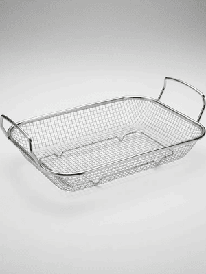 Canasto Cesta Freidora Escurridor De Acero Inoxidable Malla