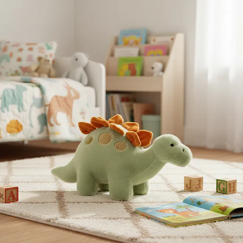 peluche de dinosaurio