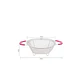 Colador de Acero Inoxidable con Base y Asas Rosadas 23cm - Miniatura 5