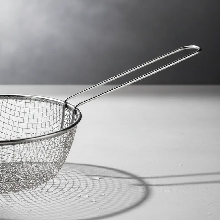Canasto Freidor Colador De Acero Inoxidable Para Cocina 7