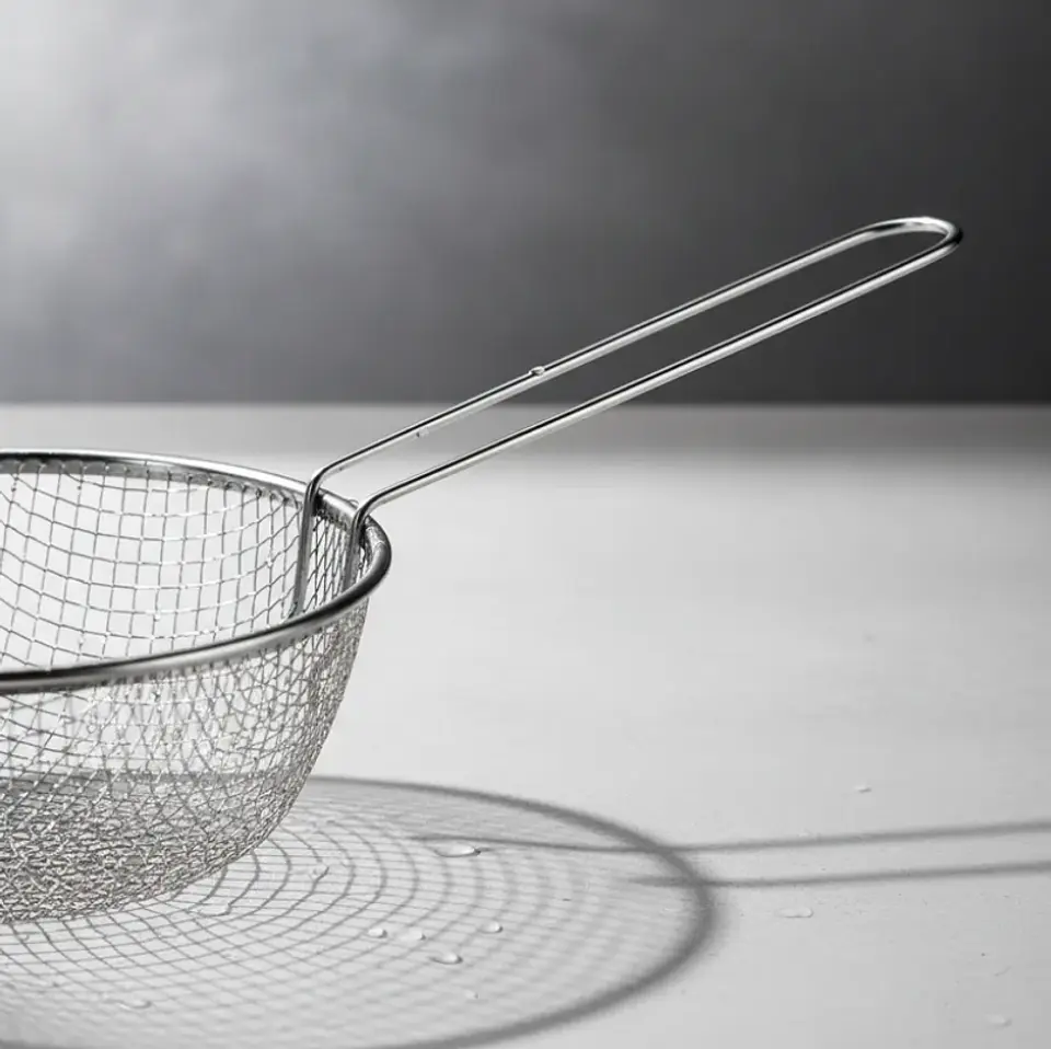 Canasto Freidor Colador De Acero Inoxidable Para Cocina 7