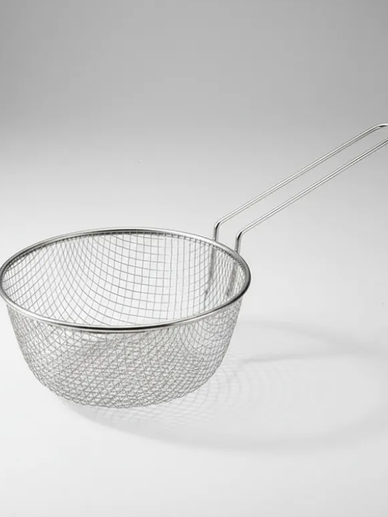 Canasto Freidor Colador De Acero Inoxidable Para Cocina 3