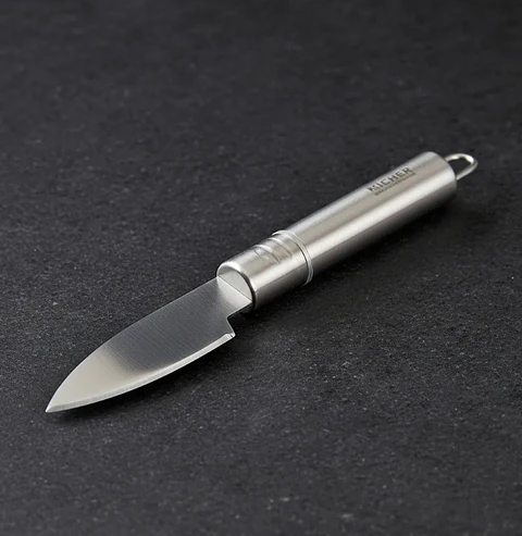 Cuchillo Pelador Curvo Acero Inoxidable Para Verduras