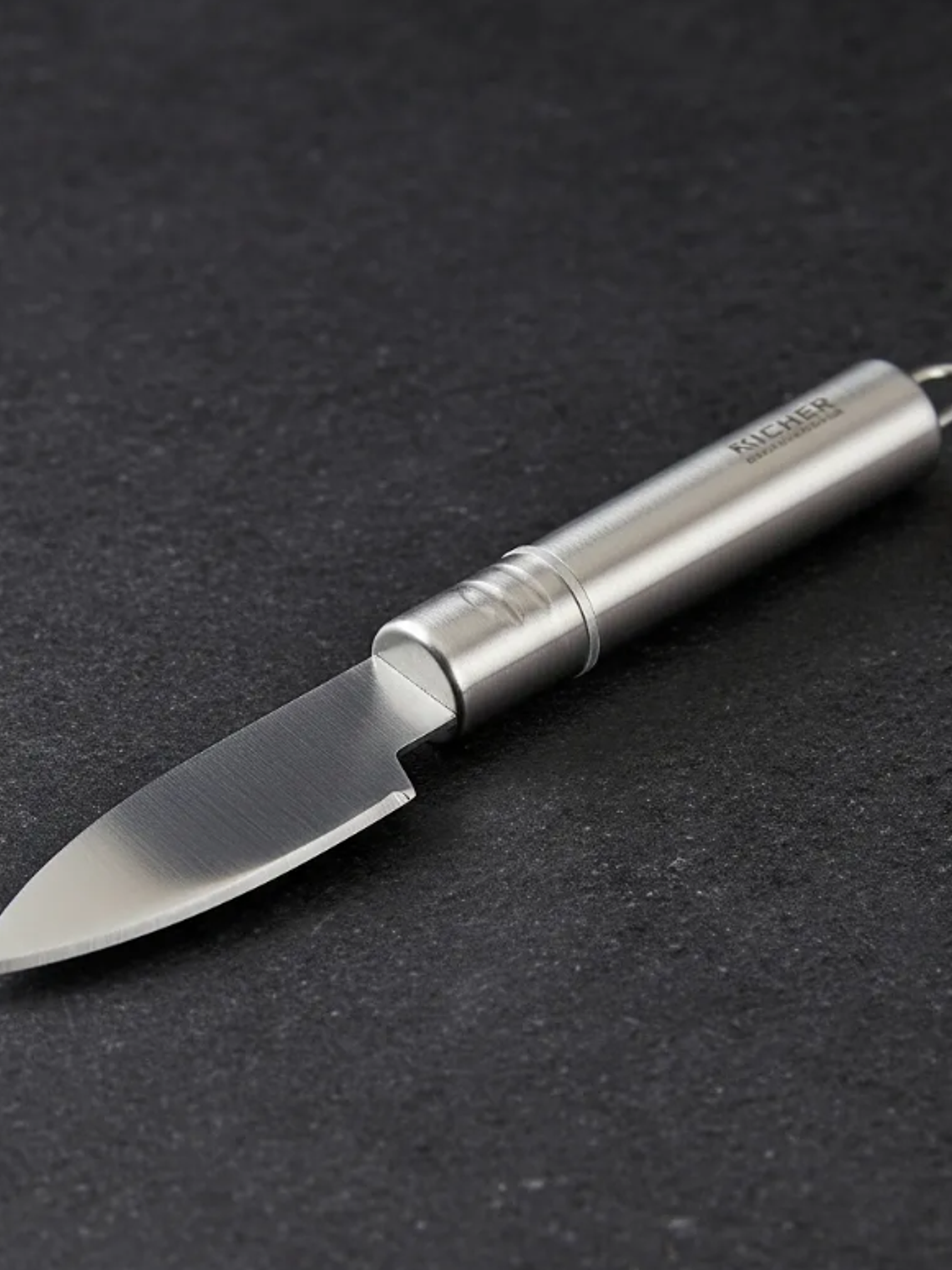 Cuchillo Pelador Curvo Acero Inoxidable Para Verduras 2