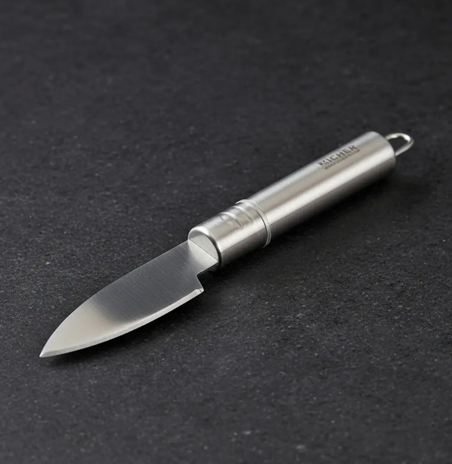 Cuchillo Pelador Curvo Acero Inoxidable Para Verduras 2