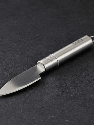 Cuchillo Pelador Curvo Acero Inoxidable Para Verduras