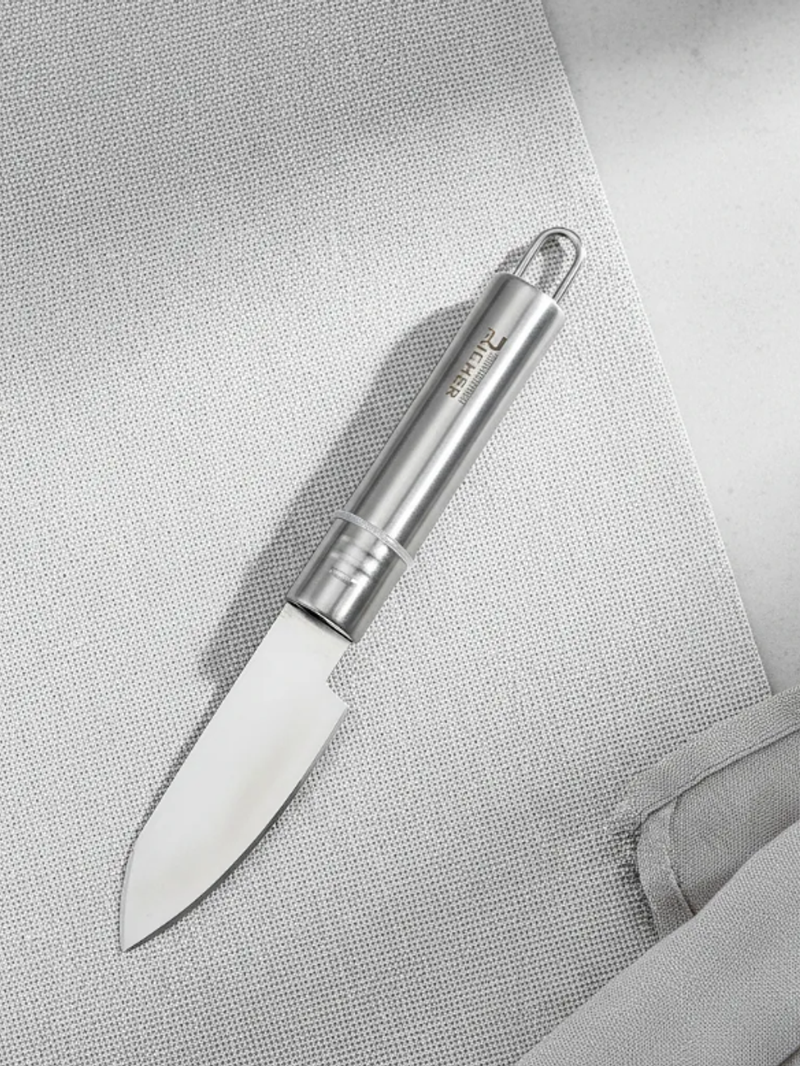 Cuchillo Pelador Curvo Acero Inoxidable Para Verduras 7