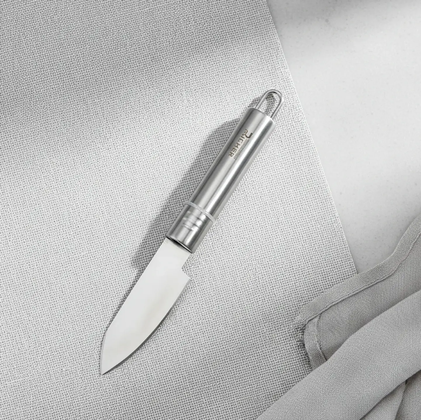 Cuchillo Pelador Curvo Acero Inoxidable Para Verduras 7