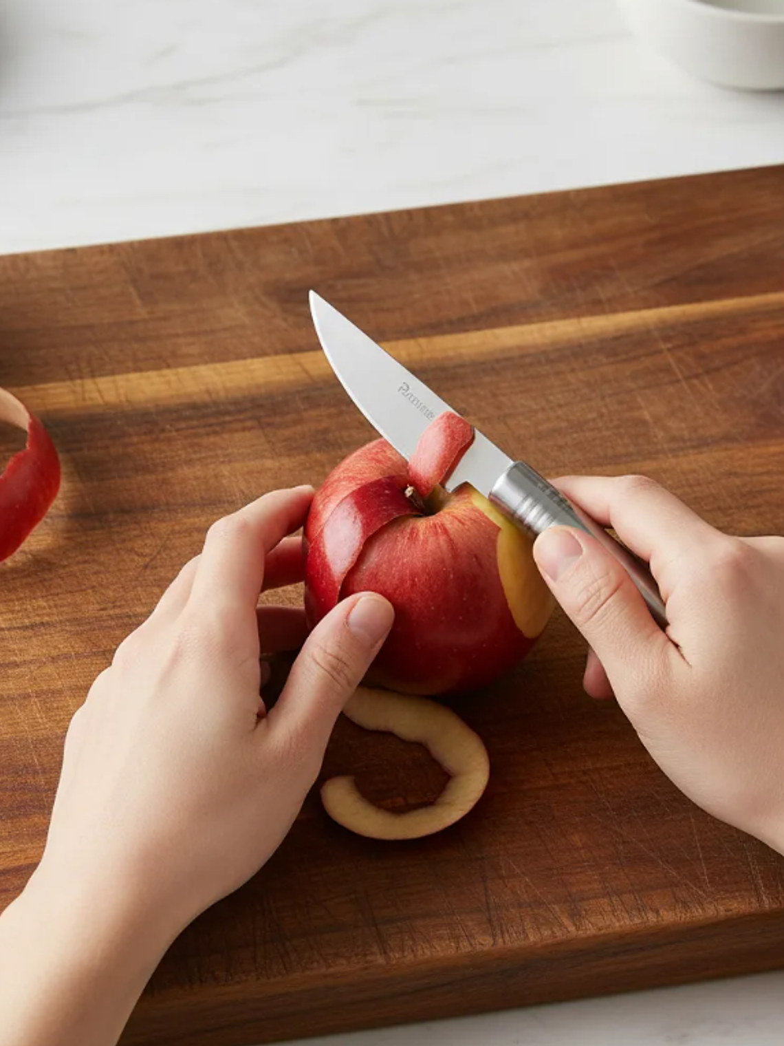 Cuchillo Pelador Curvo Acero Inoxidable Para Verduras 6