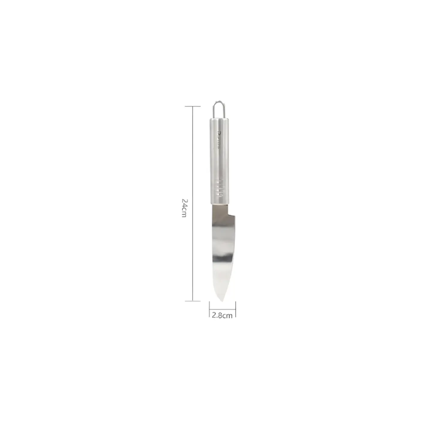 Cuchillo Pelador Curvo Acero Inoxidable Para Verduras 5
