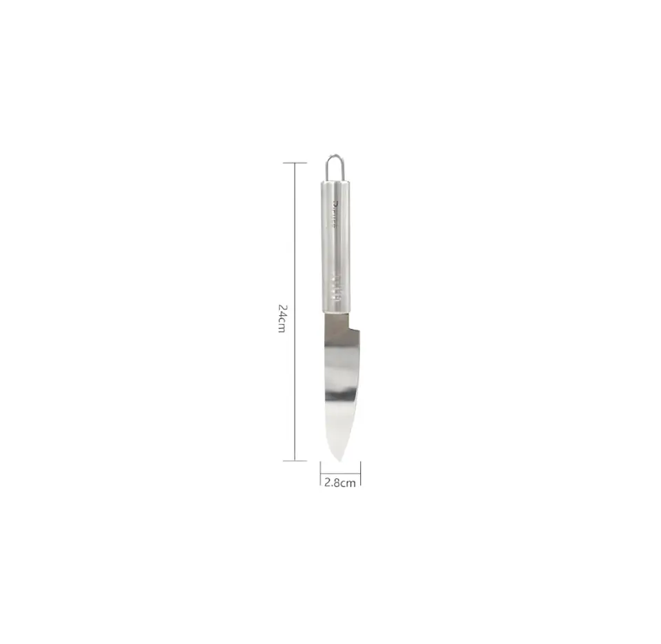 Cuchillo Pelador Curvo Acero Inoxidable Para Verduras 5