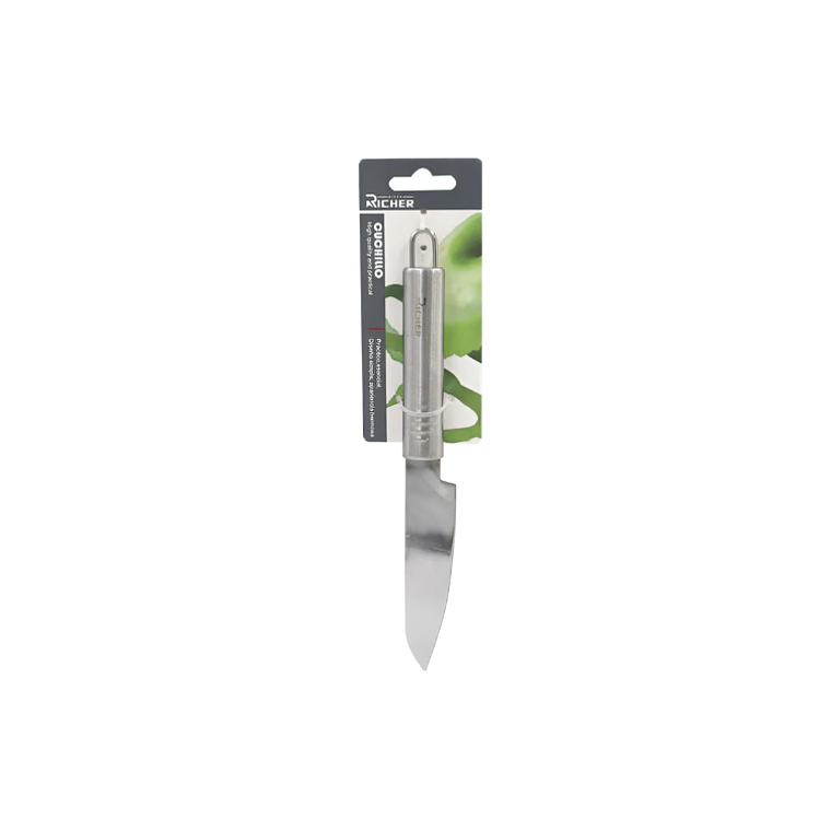 Cuchillo Pelador Curvo Acero Inoxidable Para Verduras 3