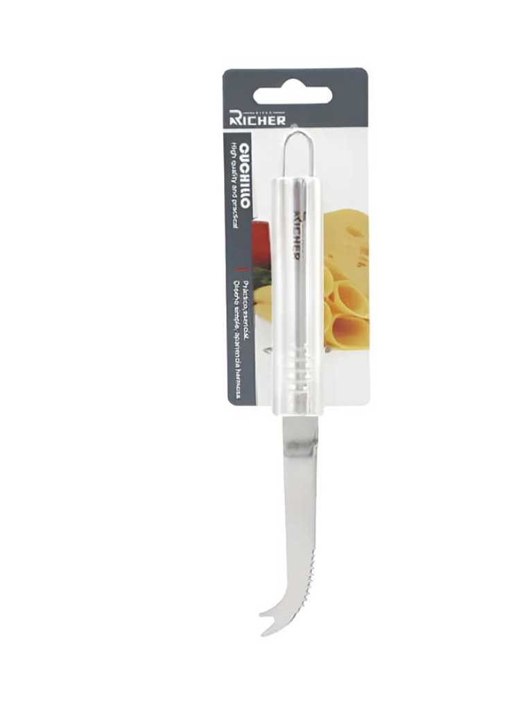 Cuchillo Para Queso Richer Acero Inoxidable Multiuso 22.5cm 7