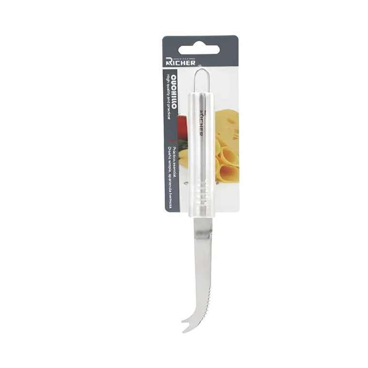 Cuchillo Para Queso Richer Acero Inoxidable Multiuso 22.5cm 7