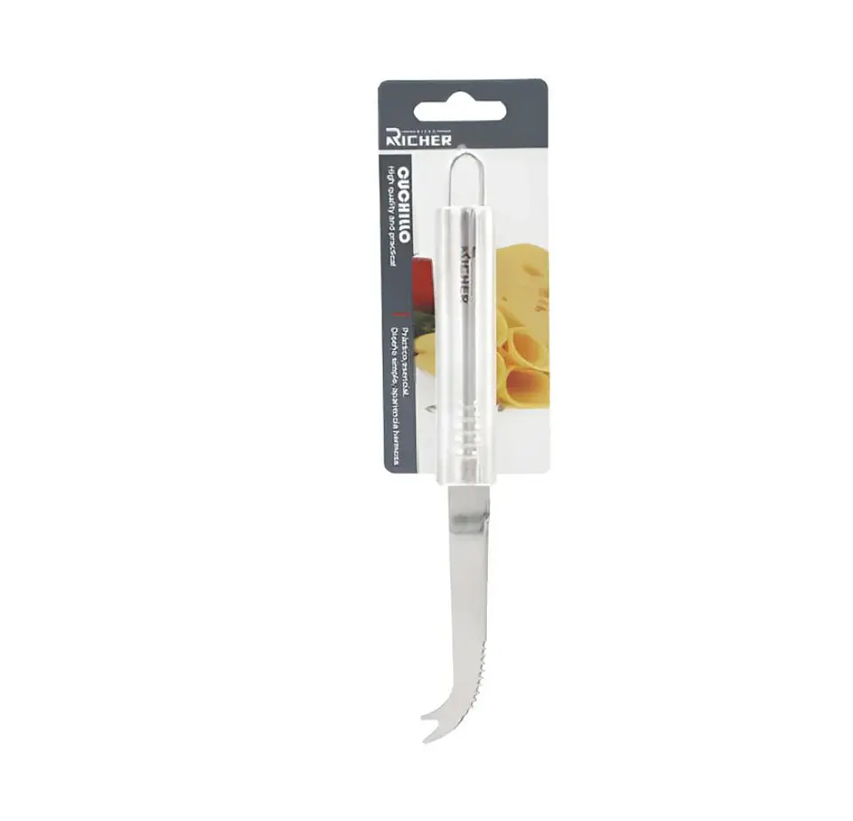 Cuchillo Para Queso Richer Acero Inoxidable Multiuso 22.5cm 7